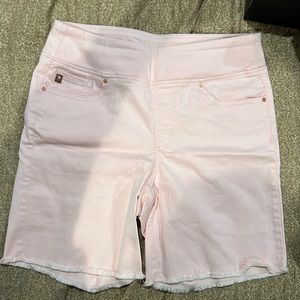 Pink shorts.  Never worn.  All stretch